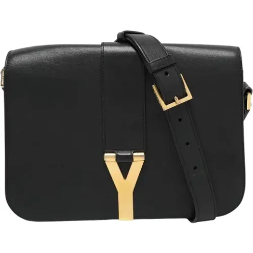 Pre-owned Leather shoulder-bags , female, Sizes: ONE SIZE - Yves Saint Laurent Vintage - Modalova