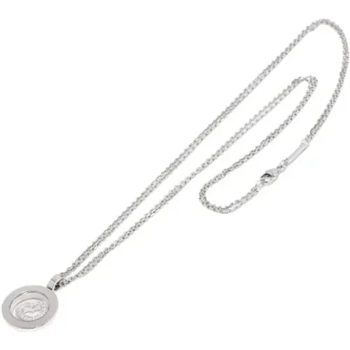 Pre-owned Jewellery, female, , Size: ONE SIZE Pre-owned White Gold necklaces - Chopard Pre-owned - Modalova