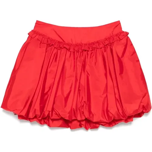 Short Skirts, female, , Size: 2XS Ruffled Poppy Skirt - Simone Rocha - Modalova