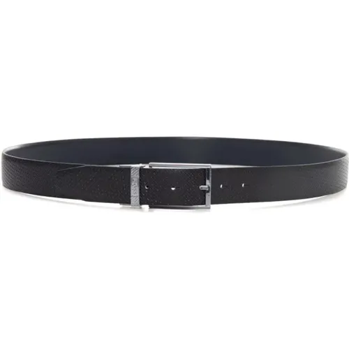 Double Buckle Leather Belt Box , male, Sizes: ONE SIZE - Boss - Modalova