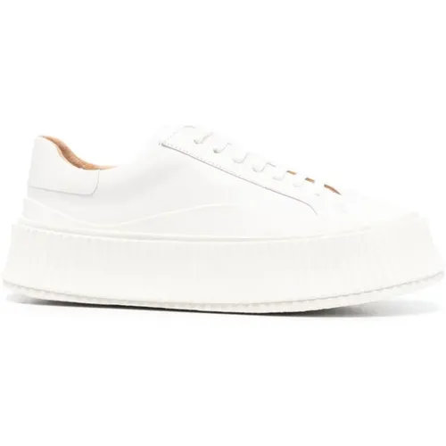 Natural Agnellato Sneakers - Elevate Your Style , female, Sizes: 11 UK, 10 UK, 8 UK - Jil Sander - Modalova