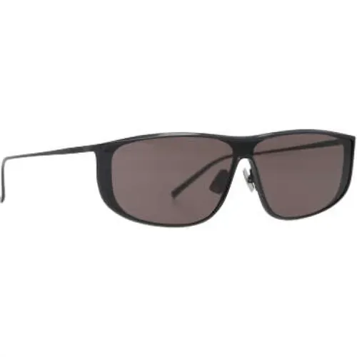 Metal Sunglasses with Dark Grey Nylon Lenses , female, Sizes: ONE SIZE - Saint Laurent - Modalova