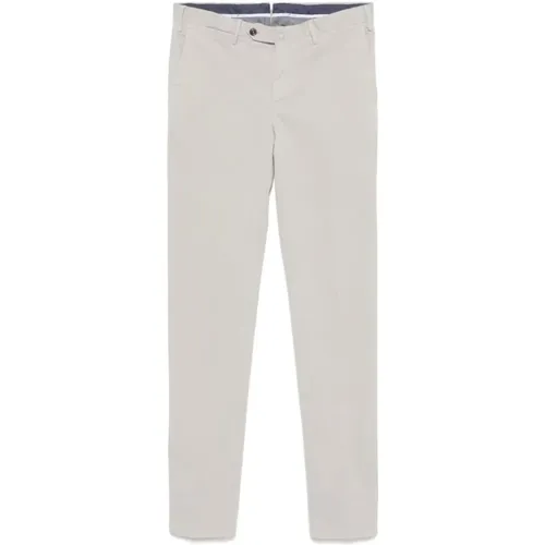 Grey Skinny Cotton Trousers , male, Sizes: 2XL, XL, L, M - PT Torino - Modalova