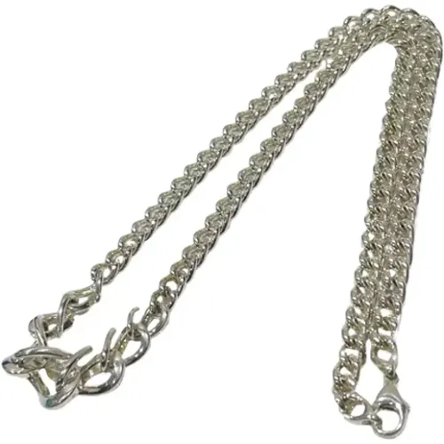 Pre-owned Jewellery, female, , Size: ONE SIZE Pre-owned Silver necklaces - Tiffany & Co. Pre-owned - Modalova