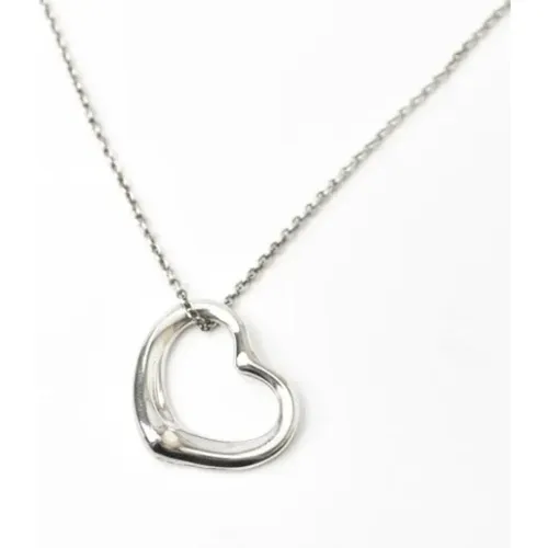 Pre-owned Jewellery, female, , Size: ONE SIZE Pre-owned Silver necklaces - Tiffany & Co. Pre-owned - Modalova