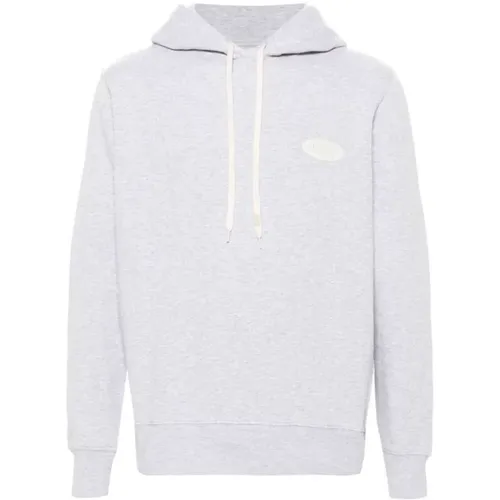 Light Grey Hooded Logo Sweatshirt , male, Sizes: XL, 2XL, L, M - Autry - Modalova