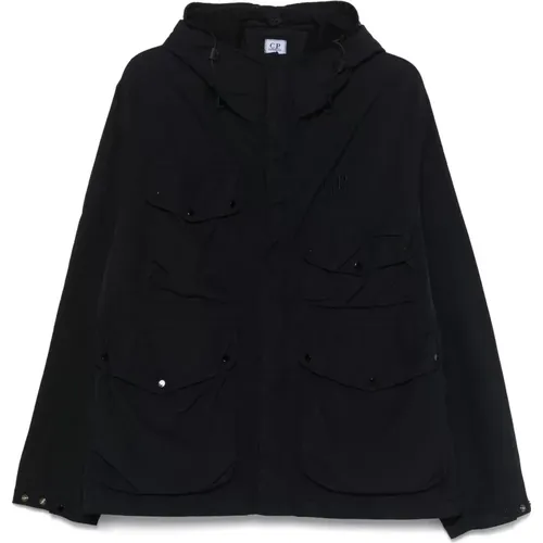 Light Jackets, male, , Size: XL Nylon Goggle Jacket Regular Fit - C.P. Company - Modalova