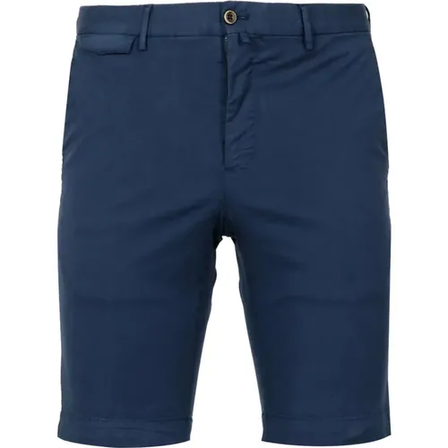 Blaue Baumwollshorts mit Taschen - PT Torino - Modalova