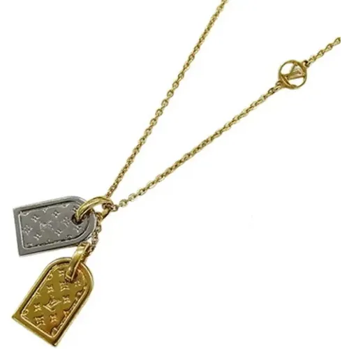 Pre-owned Jewellery, female, , Size: ONE SIZE Pre-owned Metal necklaces - Louis Vuitton Vintage - Modalova