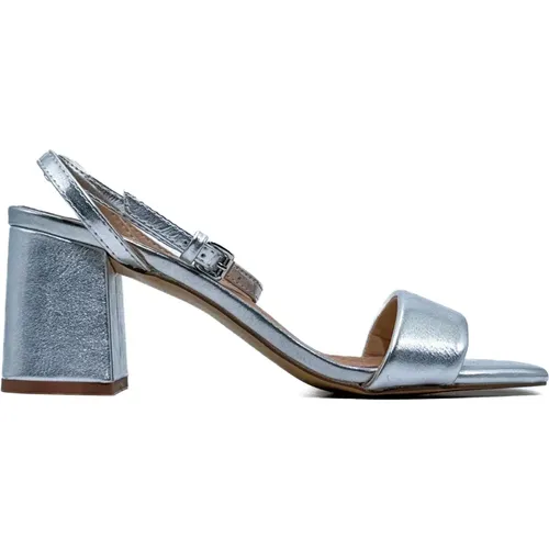 Silberne Sandalen Kamez Modell , Damen, Größe: 38 EU - Gioseppo - Modalova