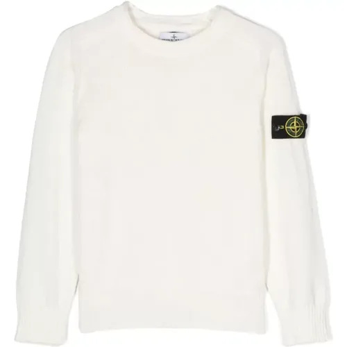 Knitwear,V0020 Maglia Stylisches Hemd,Navy Sweater - Stone Island - Modalova