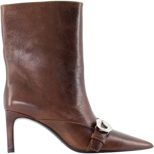 Heeled Boots, female, , Size: 11 US Belt Ankle Boots - Coperni - Modalova