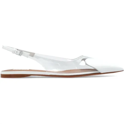 Heart motif slingback flats , female, Sizes: 8 UK, 6 UK, 5 UK, 4 1/2 UK, 3 UK, 4 UK - Alaïa - Modalova