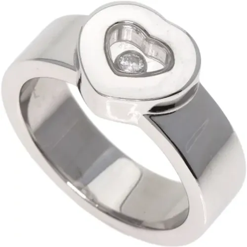 Pre-owned Jewellery, female, , Size: ONE SIZE Pre-owned White Gold rings - Chopard Pre-owned - Modalova