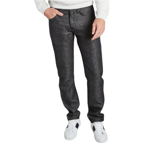 Leinen Denim Tapered Fit Jeans - Naked & Famous Denim - Modalova