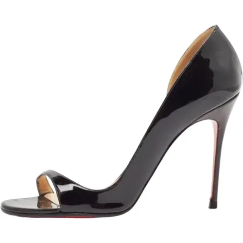 Pre-owned Sandals, female, , Size: 10 US Pre-owned Leather heels - Christian Louboutin Pre-owned - Modalova