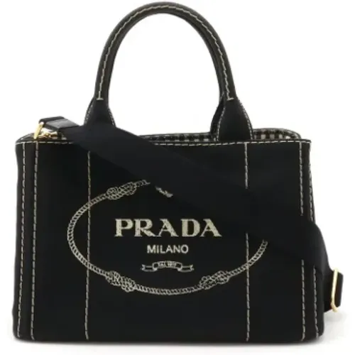 Pre-owned Canvas handbags , female, Sizes: ONE SIZE - Prada Vintage - Modalova