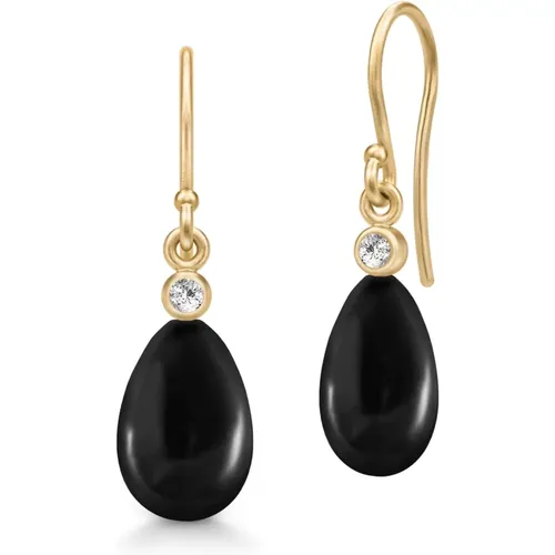 Schwarze Kristall Ohrringe Elegantes Design - Julie Sandlau - Modalova