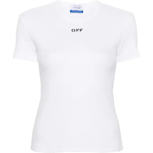 Off , Stylish Off- Tops , female, Sizes: S - Off White - Modalova