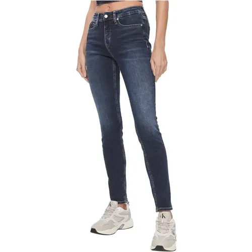 Blaue Denim Urban Style Jeans , Damen, Größe: W29 - Calvin Klein - Modalova