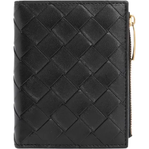 Bi-fold Wallet with Zip , female, Sizes: ONE SIZE - Bottega Veneta - Modalova