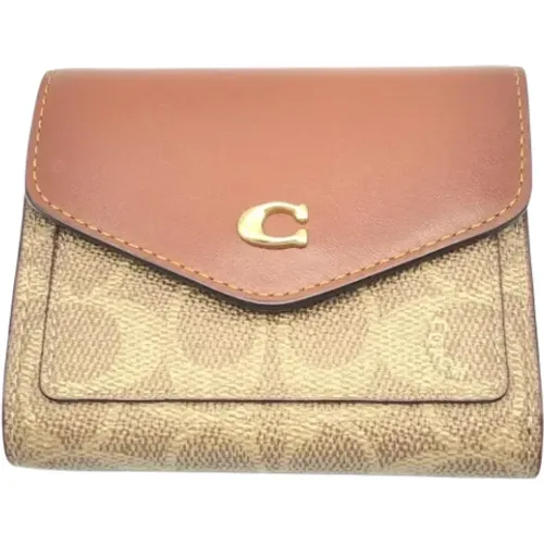 Pre-owned Wallets, female, , Size: ONE SIZE Pre-owned Leather wallets - Coach Pre-owned - Modalova