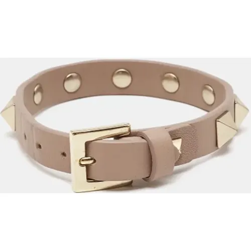 Pre-owned Leather bracelets , female, Sizes: ONE SIZE - Valentino Vintage - Modalova