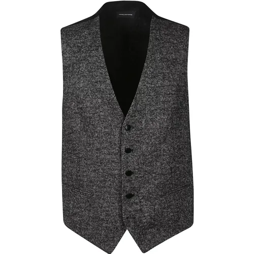 Suit Vests, male, , Size: L Vest - Tagliatore - Modalova