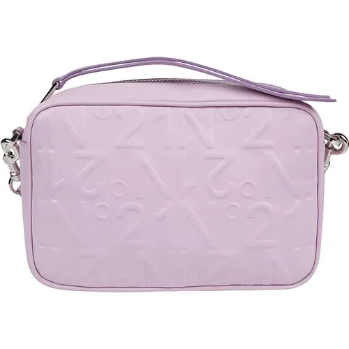 Cross Body Bags, female, , Size: ONE SIZE Lilac Camera Bag - N21 - Modalova