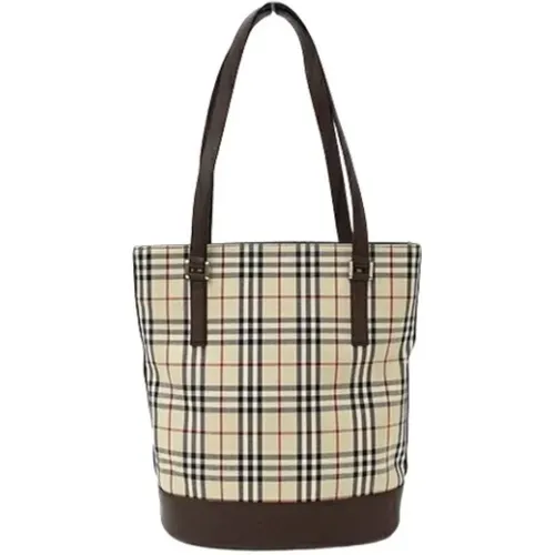 Pre-owned Tote Bags, female, , Size: ONE SIZE Pre-owned Leather totes - Burberry Vintage - Modalova