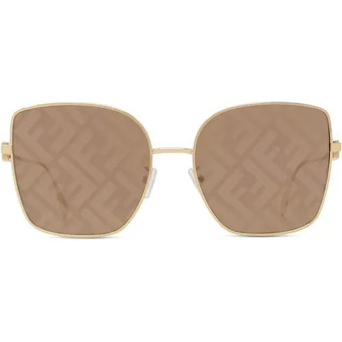 Elegant Sunglasses for Women , female, Sizes: 59 MM - Fendi - Modalova