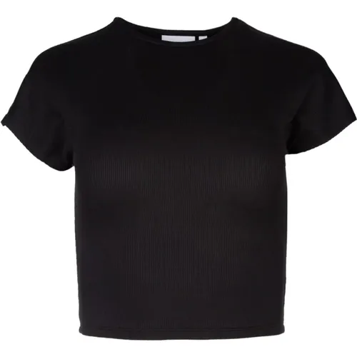Casual Baumwoll T-Shirt , Damen, Größe: M - Calvin Klein - Modalova