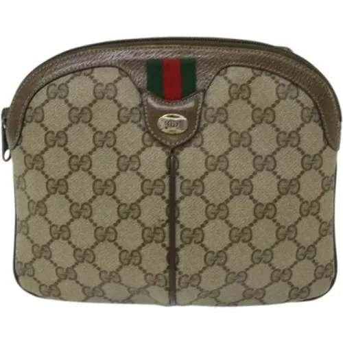 Pre-owned Clutches, female, , Size: ONE SIZE Pre-owned Canvas gucci-bags - Gucci Vintage - Modalova