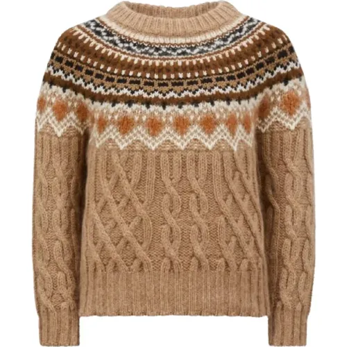 Diamant Jacquard Strickpullover - Moncler - Modalova