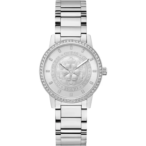 Watches, male, , Size: ONE SIZE Women's Bracelet Watch Petal silver Gw0747L1 - Guess - Modalova