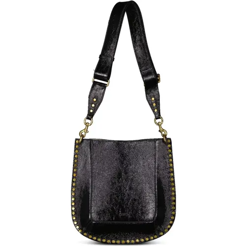 Stylish Leather Handbag with Rivets , female, Sizes: ONE SIZE - Isabel marant - Modalova