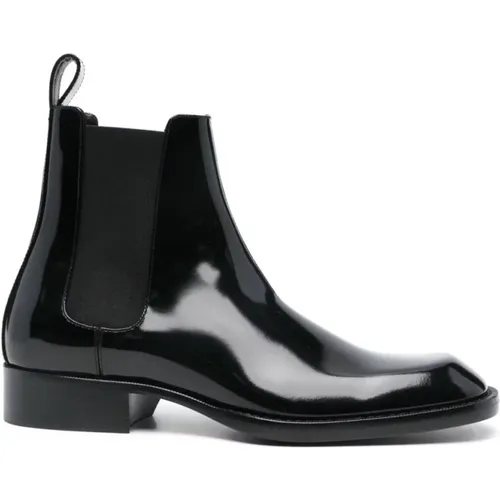 Chelsea Boots, male, , Size: 12 US Elasticated Side Panel Boots - Saint Laurent - Modalova