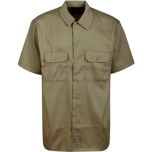 Verbessern Sie Ihre Arbeitskleidung mit diesem kurzärmeligen Hemd aus Baumwollmischung,Kurzarm-Arbeitsbluse - Dickies - Modalova