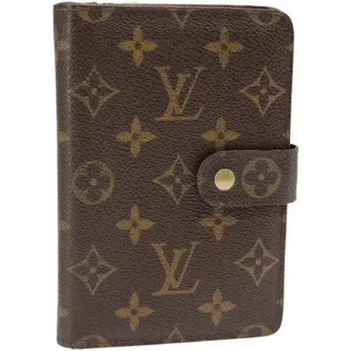 Pre-owned Wallets, female, , Size: ONE SIZE Pre-owned Canvas wallets - Louis Vuitton Vintage - Modalova