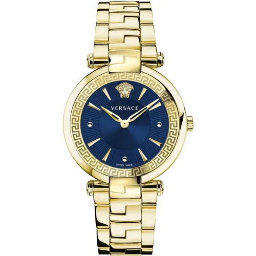 Blue Steel Ladies Quartz Watch , female, Sizes: ONE SIZE - Versace - Modalova