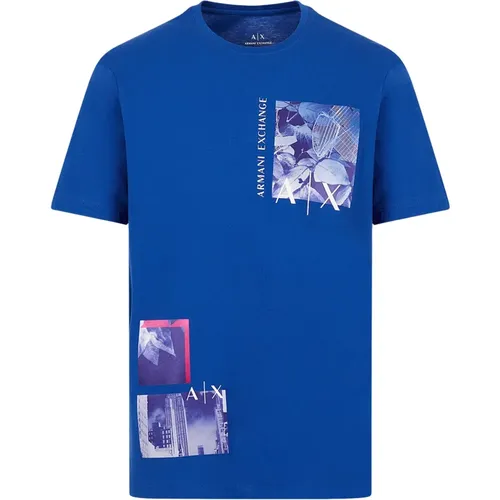 T-Shirts , male, Sizes: L - Armani Exchange - Modalova