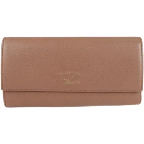 Pre-owned Leather wallets , female, Sizes: ONE SIZE - Gucci Vintage - Modalova