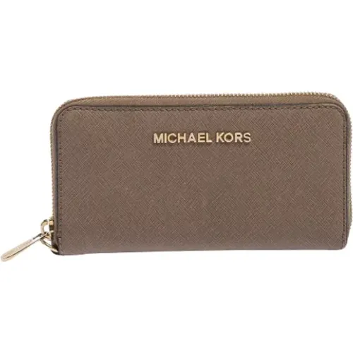 Pre-owned Wallets, female, , Size: ONE SIZE Pre-owned Leather wallets - Michael Kors Pre-owned - Modalova