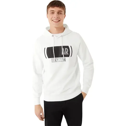 Mens Hoodie with Front Logo Print , male, Sizes: S - Colmar - Modalova