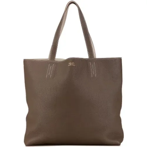 Pre-owned Tote Bags, female, , Size: ONE SIZE Pre-owned Leather handbags - Hermès Vintage - Modalova