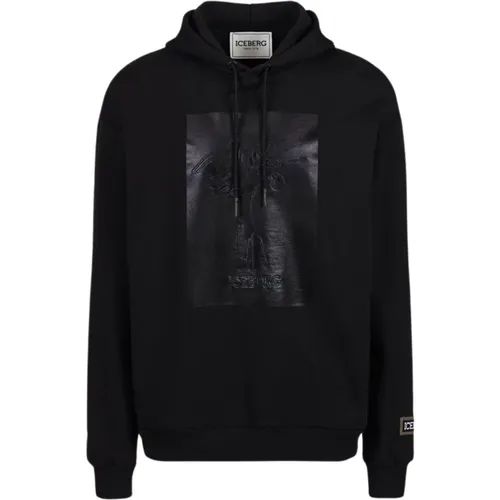 Hoodies Stylish Model , male, Sizes: S, XS, XL, L - Iceberg - Modalova