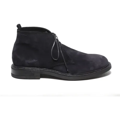 Suede Ankle Boots Stylish , male, Sizes: 7 1/2 UK, 9 1/2 UK, 8 UK, 8 1/2 UK, 7 UK - Alexander Hotto - Modalova