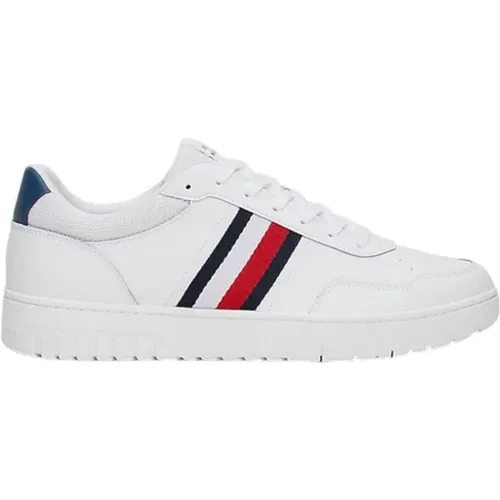 Weiße YBS Sneakers, Lässiger und Moderner Stil , Herren, Größe: 43 EU - Tommy Hilfiger - Modalova