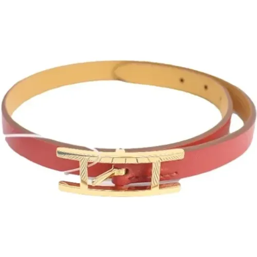 Pre-owned Jewellery, female, , Size: ONE SIZE Pre-owned Leather bracelets - Hermès Vintage - Modalova