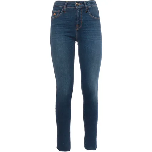 Denim Jeans with Embroidered Logo , female, Sizes: W29, W26, W28, W25, W27, W30, W31 - Jacob Cohën - Modalova